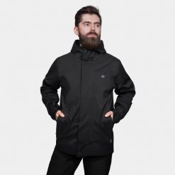 Kurtka męska 2-warstwowa Alpinus Arys. Czarne kurtki sportowe męskie Alpinus, m, bez wzorów, trekkingowe. Za 349.00 zł.