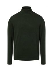 Finshley & Harding Męski sweter z dzianiny z zawartością kaszmiru Mężczyźni Bawełna zielony jednolity, XXXL. Zielone swetry przez głowę męskie Finshley & Harding, m, bez wzorów, z bawełny, bez kołnierzyka. Za 349.95 zł.