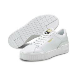 Buty do chodzenia damskie Puma Cali Sport Clean. Białe obuwie sportowe damskie Puma, bez wzorów, z materiału, trekkingowe. Za 495.00 zł.