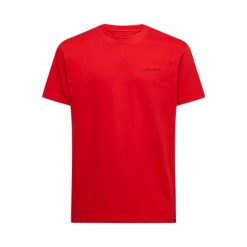 T-shirt La Sportiva Climbing Days. Czerwone t-shirty męskie La Sportiva, m, bez wzorów, z bawełny, klasyczne, bez kołnierzyka. Za 211.00 zł.