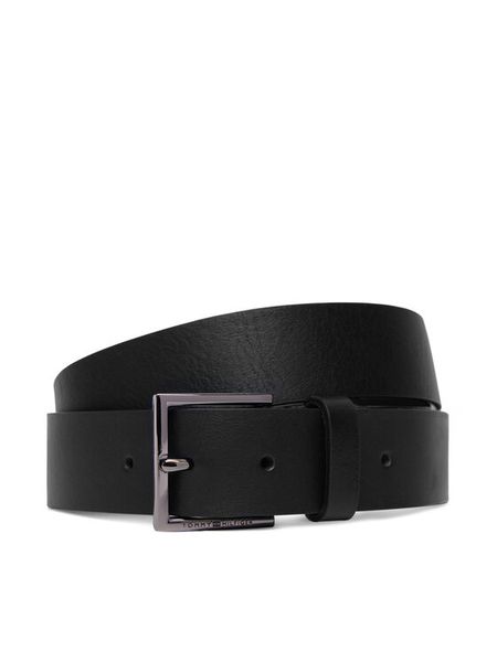 Tommy Hilfiger Pasek Hudson AM0AM14559 Czarny. Czarne paski damskie Tommy Hilfiger, bez wzorów. Za 249.99 zł.