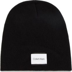 Czapka CALVIN KLEIN - Classic Beanie W K60K604732 001. Czarne czapki i kapelusze damskie Calvin Klein, z kaszmiru. Za 179.00 zł.