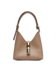 Furla Torebka WE00820-ARE000-1257S-1-007-20-KH-E Beżowy. Brązowe torebki do ręki damskie Furla, bez wzorów, ze skóry, bez dodatków. Za 989.99 zł.