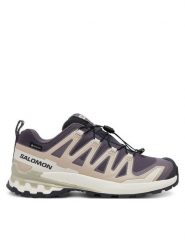 Salomon Trekkingi Xa Pro 3D V9 Gore-Tex L47744700 Fioletowy. Fioletowe obuwie sportowe damskie Salomon, trekkingowe, gore-tex. Za 729.99 zł.