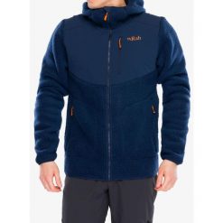 Kurtka polarowa męska Rab Outpost Hoody. Niebieskie kurtki sportowe męskie RAB, m, bez wzorów, z polaru, trekkingowe. Za 713.99 zł.
