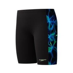 Kąpielówki chłopięce spodenki kąpielowe Speedo Print Panel. Czarne kąpielówki dla chłopców Speedo, bez wzorów. Za 137.98 zł.
