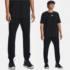 Spodnie Męskie Under Armour Treningowe Sportowe. Czarne spodnie sportowe męskie Under Armour, m, bez wzorów, na fitness i siłownię. Za 299.99 zł.