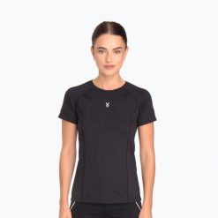 Koszulka treningowa damska Cardio Bunny HCB-425 Active black. Czarne koszulki sportowe damskie Cardio Bunny, l, bez wzorów, z materiału, bez kołnierzyka, bez ramiączek, do biegania. Za 39.99 zł.