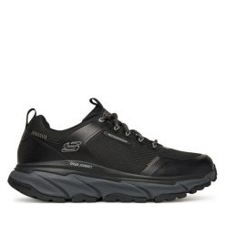 Trekkingi Skechers. Czarne trekkingi męskie Skechers, trekkingowe. Za 379.99 zł.