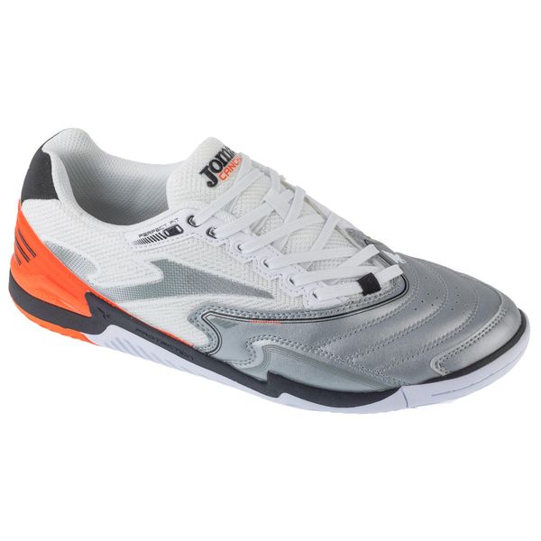 Buty halowe do piłki nożnej męskie, Cancha 25 CANW IN. Szare buty sportowe męskie Joma, bez zapięcia, do piłki nożnej. Za 134.59 zł.