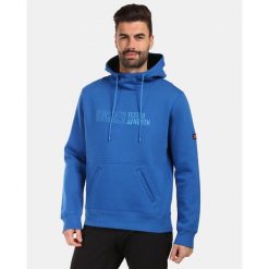 Męska bawełniana bluza z kapturem Kilpi NORTHEN-M. Niebieskie bluzy męskie Kilpi, m, bez wzorów, z bawełny, z kapturem. Za 318.77 zł.