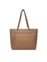 Nobo Torebka BAGT120-K015 Brązowy. Brązowe torebki do ręki damskie Nobo, bez wzorów, ze skóry, bez dodatków. Za 129.99 zł.