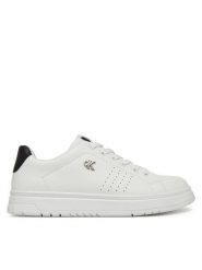 Calvin Klein Jeans Sneakersy V3X9-82085-1355X002 Biały. Białe buty sportowe dziewczęce Calvin Klein Jeans, bez wzorów, z jeansu, bez zapięcia. Za 199.99 zł.