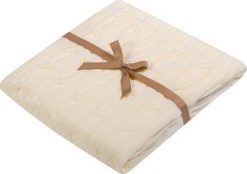 UVIE kocyk dziecięcy warkocz 80 x 90cm ecru. Kocyki dla dzieci UVIE. Za 104.99 zł.