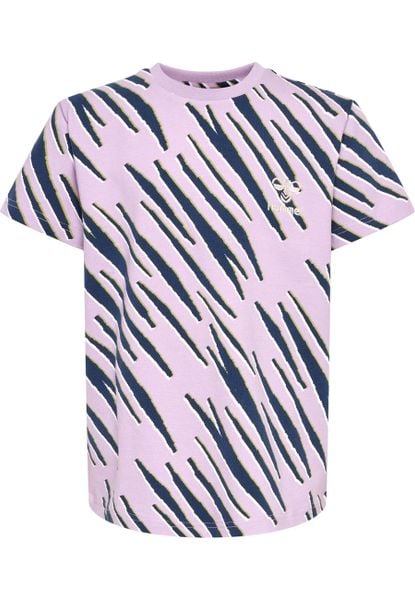 T-shirt dziewczęcy Hummel Rushy AOP. Czerwone t-shirty i topy dla dziewczynek Hummel, bez wzorów, z bawełny, bez ramiączek. Za 125.50 zł.