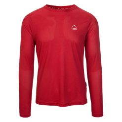 Koszulka męska z długim rękawem Elbrus Alar Polartec - czerwona, Rozmiar XL. Czerwone t-shirty męskie ELBRUS, m, bez wzorów, z materiału, bez kołnierzyka. Za 124.99 zł.