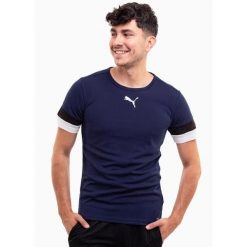 Koszulka piłkarska męska PUMA teamRISE Jersey. Czarne koszulki sportowe męskie Puma, m, bez wzorów, z jersey, bez kołnierzyka, bez ramiączek, do piłki nożnej. Za 65.00 zł.