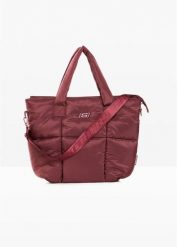 Torba shopper Sketchers. Brązowe torebki shopper damskie bonprix, bez wzorów, eleganckie, pikowane, bez dodatków. Za 169.99 zł.