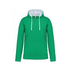 Bluza z kapturem Kariban Contrastée. Białe bluzy męskie KARIBAN, m, bez wzorów, z kapturem. Za 164.00 zł.