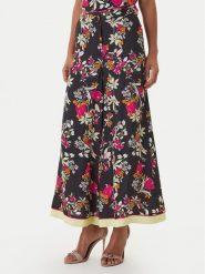 Simona Corsellini Spodnie materiałowe P26CPPG00301 Czarny Regular Fit. Czarne spodnie materiałowe damskie SIMONA CORSELLINI, bez wzorów, z materiału. Za 1,339.00 zł.