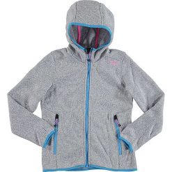 Bluza polarowa w kolorze jasnoszarym. Szare bluzy dla dziewczynek CMP Kids, z dzianiny. W wyprzedaży za 87.95 zł.
