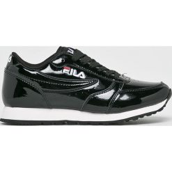 Fila - Buty Orbit F Low. Czarne obuwie sportowe damskie Fila, z materiału. Za 259.90 zł.