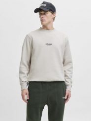 Jack & Jones Bluza - JJEsoho Mężczyźni Materiał dresowy beżowy, M. Brązowe bluzy męskie Jack & Jones, m, bez wzorów, z dresówki, bez kaptura. Za 199.95 zł.