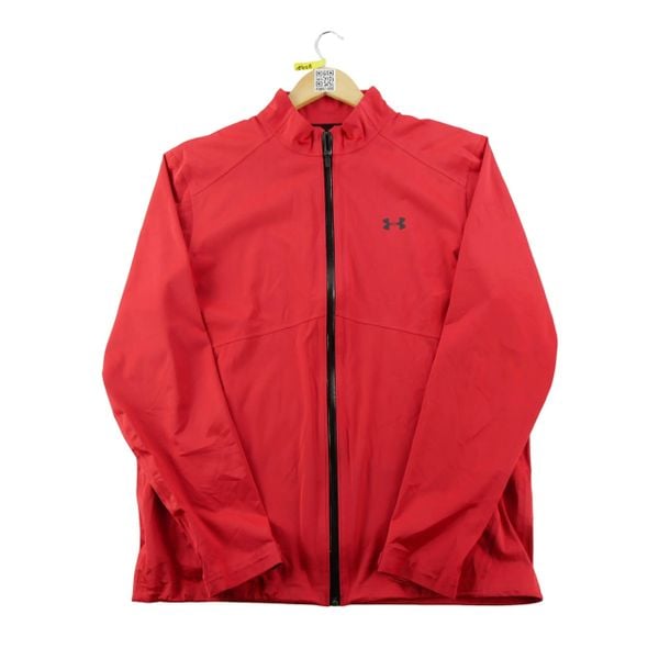 Second life - Kurtka Męska Storm Rain Jacket UA Storm - Stan dobry. Czerwone kurtki męskie Under Armour, l, bez wzorów, z materiału, na golfa. Za 195.36 zł.