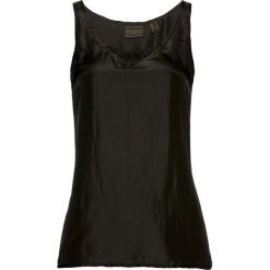 Top z jedwabiu bonprix czarny. Czarne topy damskie bonprix, z koronki. Za 139.99 zł.