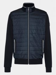 Bugatti Kurtka przejściowa 8750 95121 Granatowy Regular Fit. Niebieskie kurtki męskie Bugatti, m, bez wzorów, z bawełny, bez kaptura. Za 619.99 zł.