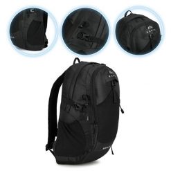 Plecak miejski KADVA Krok 25 l. Czarne plecaki damskie KADVA, bez wzorów. Za 69.99 zł.