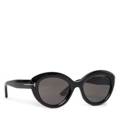 Okulary przeciwsłoneczne Tom Ford. Czarne okulary przeciwsłoneczne damskie Tom Ford. Za 1,889.00 zł.