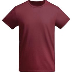 Męska Koszulka Breda Plain T-shirt. Czerwone koszulki sportowe męskie ROLY, m, bez wzorów, bez kołnierzyka, bez ramiączek, trekkingowe. Za 42.99 zł.