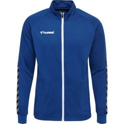 Kurtka Hummel Zip hmlAUTHENTIC Poly. Niebieskie kurtki męskie Hummel, l, bez wzorów, z dzianiny, sportowe, bez kaptura. Za 107.00 zł.