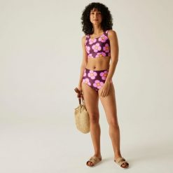 Dwuczęściowy strój kąpielowy odwracalny damski Regatta Orla Kiely. Czerwone bikini damskie Regatta, xl, bez wzorów. Za 94.99 zł.