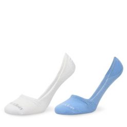 Stopki Calvin Klein. Niebieskie skarpety damskie Calvin Klein, bez wzorów. Za 49.99 zł.