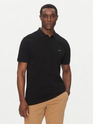 Hechter Paris Polo Pique H-Eco 74004 151902 Czarny Regular Fit. Czarne koszulki polo męskie Hechter Paris, m, bez wzorów, z bawełny, bez ramiączek. Za 129.99 zł.
