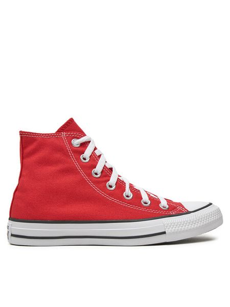 Converse Trampki Chuck Taylor All Star Hi M9621C Czerwony. Czerwone trampki męskie Converse, bez wzorów, z materiału, retro, bez zapięcia. Za 279.99 zł.
