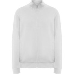 Bluza Unisex Dla Dorosłych Ulan Z Pełnym Zamkiem Błyskawicznym. Białe bluzy męskie ROLY, l, bez wzorów, bez kaptura. Za 110.99 zł.