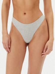 Tommy Hilfiger Stringi UW0UW05741 Szary. Szare stringi damskie Tommy Hilfiger, l, bez wzorów, z bawełny. Za 49.99 zł.