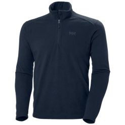 Sweter 1/2 zip Helly Hansen Daybreaker. Niebieskie swetry przez głowę męskie Helly Hansen, bez wzorów, bez kołnierzyka. Za 370.00 zł.