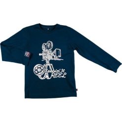 Mmdadak Bluzka Chłopięca Kamera 80 Niebieska. Niebieskie t-shirty dla chłopców Mmdadak, bez wzorów, bez ramiączek. Za 33.00 zł.