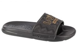 Klapki na basen damskie, S.Land Lady 24 SLALS. Czarne klapki damskie Joma, bez wzorów, z materiału, sportowe, bez obcasa. Za 44.99 zł.