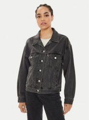 Levi's® Kurtka jeansowa 90's A1743-0000 Czarny Relaxed Fit. Czarne kurtki damskie l, bez wzorów, z bawełny, bez kaptura. Za 449.99 zł.