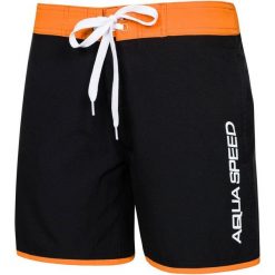 Spodenki kąpielowe dla dzieci Aqua Speed Evan Junior. Niebieskie spodenki dla dziewczynek Aqua-Speed, bez wzorów, sportowe. Za 64.99 zł.