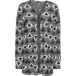 Bluza bez zapięcia bonprix czarno-biały wzorzysty. Bluzy damskie marki bonprix. Za 79.99 zł.