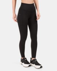 Damskie legginsy sportowe Kilpi JAMILY-W. Czarne legginsy damskie Kilpi, s, bez wzorów, z materiału, do biegania. Za 215.49 zł.