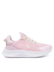 Leaf Sneakersy Lalaf 201R Różowy. Czerwone buty sportowe dziewczęce Leaf, bez wzorów, z materiału, bez zapięcia. Za 139.99 zł.
