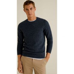 Mango Man - Sweter Bulky. Brązowe swetry przez głowę męskie Mango Man, z dzianiny, z okrągłym kołnierzem. Za 199.90 zł.