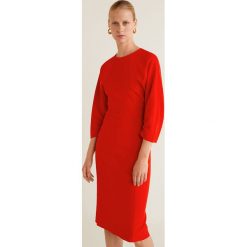 Mango - Sukienka Star. Czerwone sukienki damskie Mango, z elastanu, casualowe, z okrągłym kołnierzem. Za 229.90 zł.